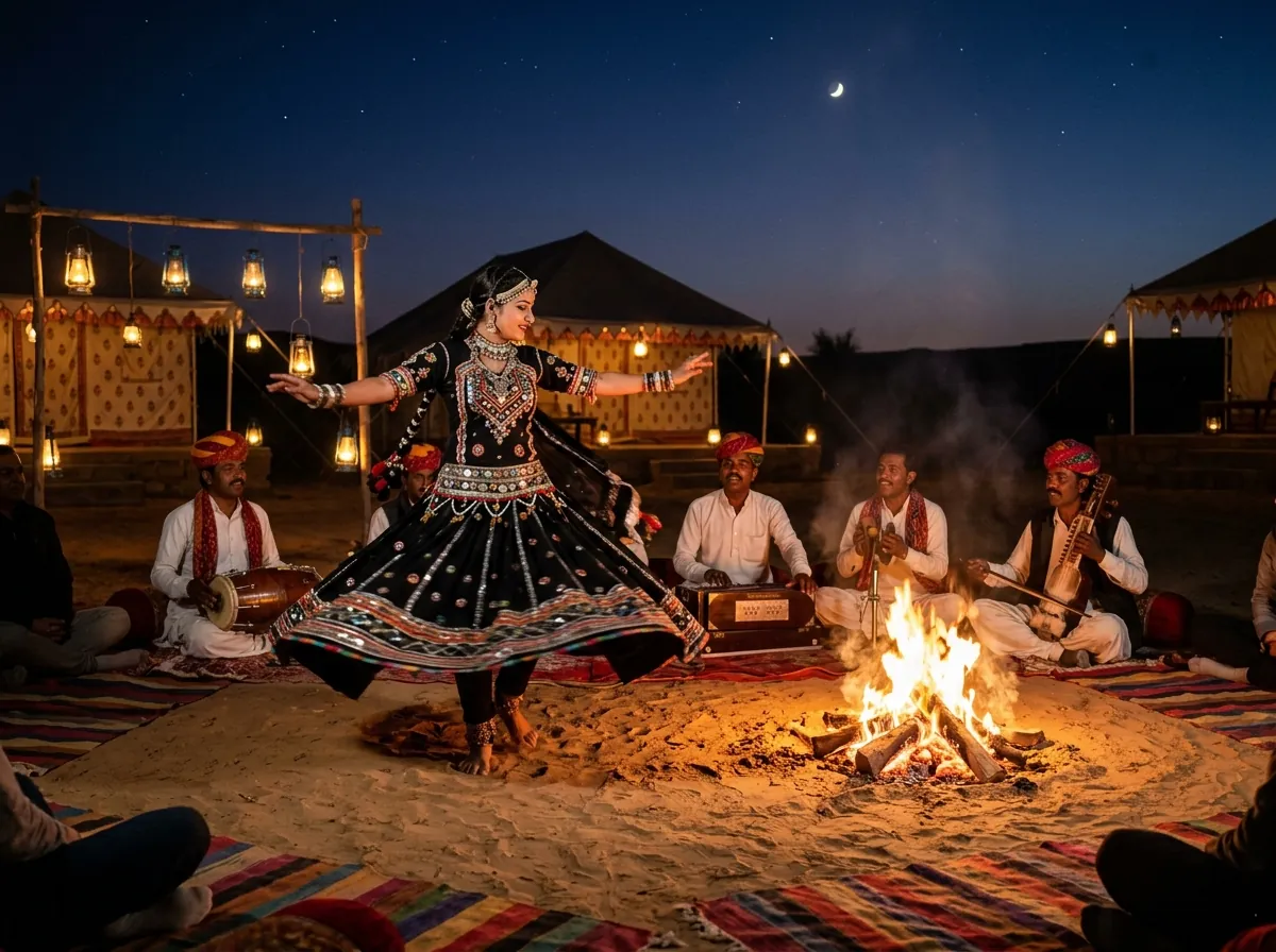 Kalbelia folk dance campfire video thumbnail