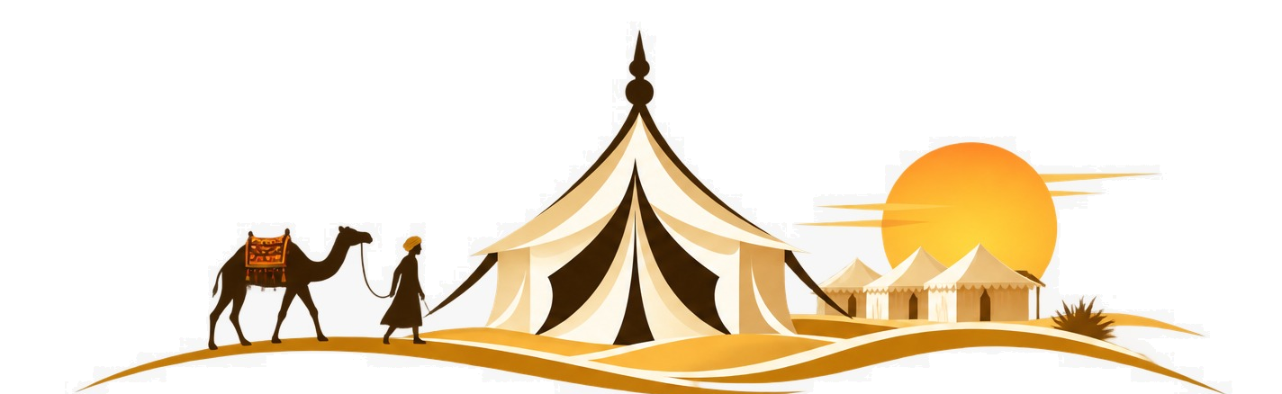 Sunny Desert Camp Logo